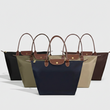 María - elegante bolsa de mão impermeável com fecho