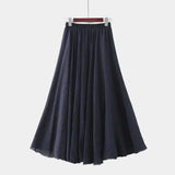 Saia Elegante de Cintura Alta