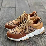 Cris | Sapatos Confortáveis com Estampado de Leopardo