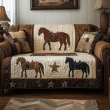 Rodeo Quilted Sofa Cover | Elegância que Perdura