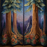 Cortinas Almofadadas da Floresta | Refúgio Natural