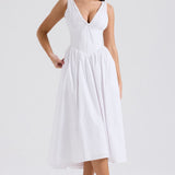 Catarina | Vestido Midi Romântico Exclusivo