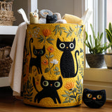 Gato | Cesta de Roupa Feita à Mão