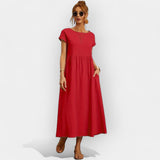 Vestidos de Algodão Leves com Bolsos