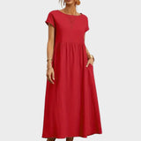Andreia | Vestido Midi em Estilo Elegante e Atemporal