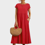 Andreia | Vestido Midi em Estilo Elegante e Atemporal