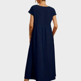 Andreia | Vestido Midi em Estilo Elegante e Atemporal
