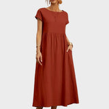 Andreia | Vestido Midi em Estilo Elegante e Atemporal