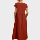 Andreia | Vestido Midi em Estilo Elegante e Atemporal