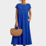 Andreia | Vestido Midi em Estilo Elegante e Atemporal
