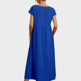 Andreia | Vestido Midi em Estilo Elegante e Atemporal