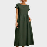 Andreia | Vestido Midi em Estilo Elegante e Atemporal