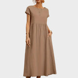 Andreia | Vestido Midi em Estilo Elegante e Atemporal