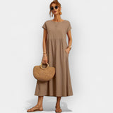 Vestidos de Algodão Leves com Bolsos