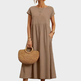 Andreia | Vestido Midi em Estilo Elegante e Atemporal