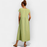 Vestidos de Algodão Leves com Bolsos