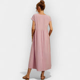 Vestidos de Algodão Leves com Bolsos