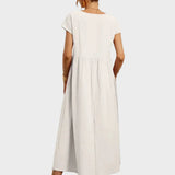 Andreia | Vestido Midi em Estilo Elegante e Atemporal
