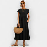 Vestidos de Algodão Leves com Bolsos