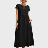 Andreia | Vestido Midi em Estilo Elegante e Atemporal