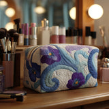 Necessaire Almofadada em Violeta Meia-Noite | Suavidade Florida