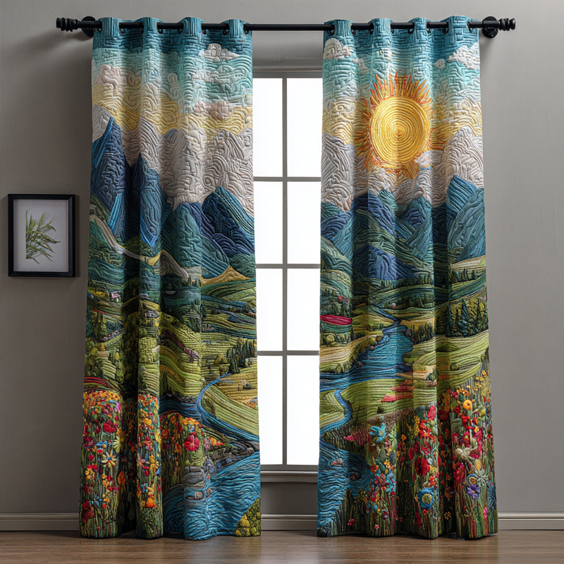 Cortinas Acolchoadas Brilho da Manhã | Luz Suave