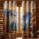 Cortinas Acolchoadas Bosque Musgoso | Charme Selvagem