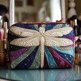 Necessaire Estofada com Design de Libélula Misteriosa | Delicadeza Alada