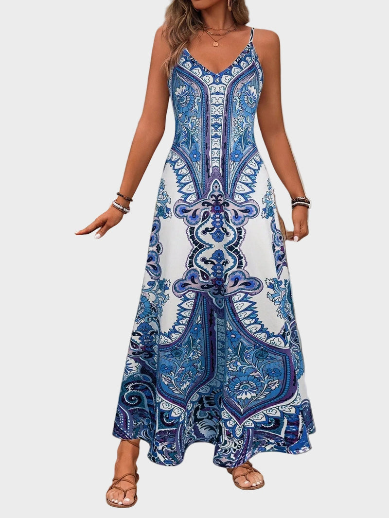 Clara | Vestidos Maxi de Verão Elegantes sem Mangas