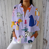 Hélène | Sweatshirt com Cães Alegres