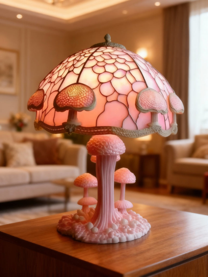 PINKGLOW | Lâmpada de mesa rosa com efeito de luz delicada