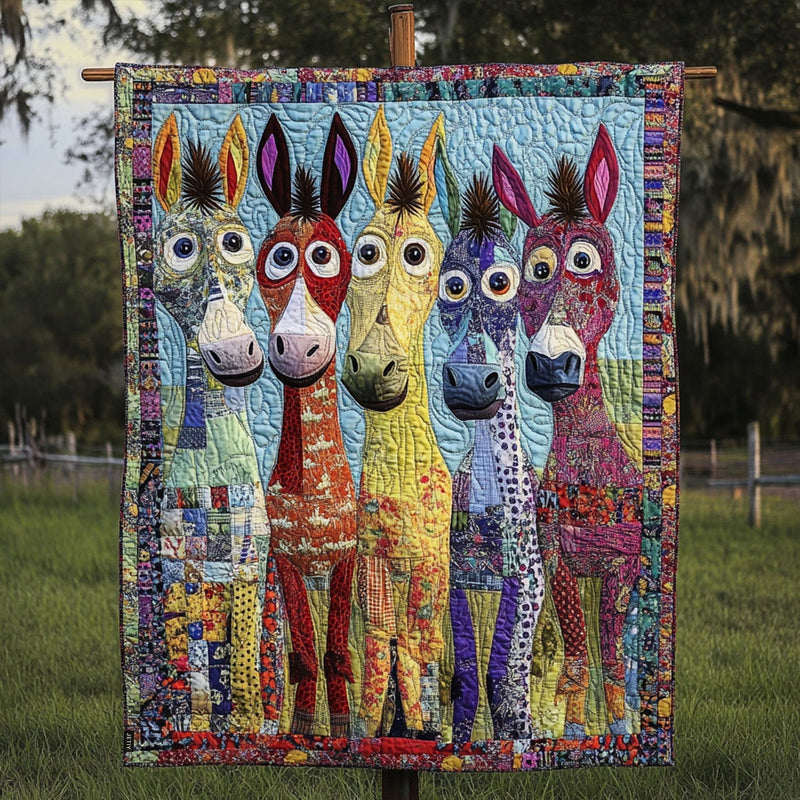 Cobertor de Patchwork com Desenho de Pónei | Beleza Atemporal