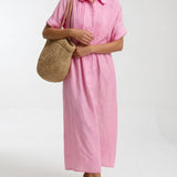 Lisandra | Vestido Camisero Fluido de Verão