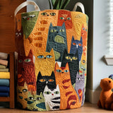 Gato | Cesta de Roupa Feita à Mão