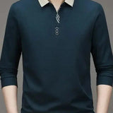 René | Polo Elegante de Manga Comprida
