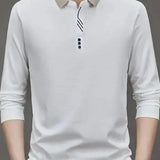 René | Polo Elegante de Manga Comprida