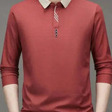 René | Polo Elegante de Manga Comprida