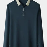 René | Polo Elegante de Manga Comprida
