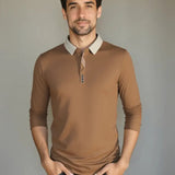 René | Polo Elegante de Manga Comprida