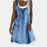 Vestido de Ganga Elegante e Confortável
