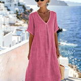 Vera | Vestido Maxi Solto e Fluido