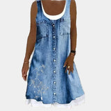 Vestido de Ganga Elegante e Confortável