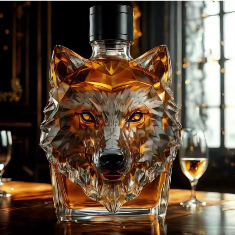 Garrafão de Whisky Cabeça de Lobo