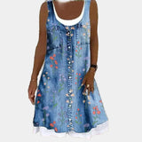 Vestido de Ganga Elegante e Confortável
