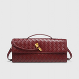 Bolso Clutch Melanie com Detalhe de Nó Dourado