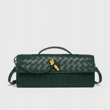 Bolso Clutch Melanie com Detalhe de Nó Dourado