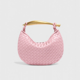 Bolso Gerda Woven com Alça Dourada