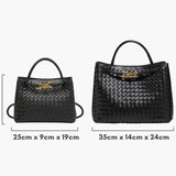 Bolso de Dia Tejido Índigo