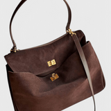 Bolso de Ombro Henna de Camurça