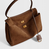 Bolso de Ombro Henna de Camurça